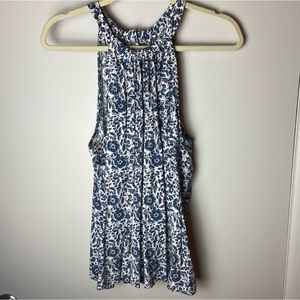 Splendid paisley high neck tank top, szM